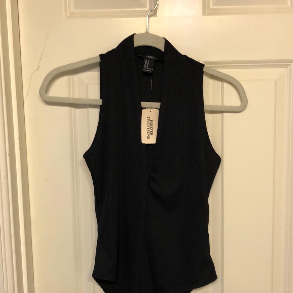 black bodysuit